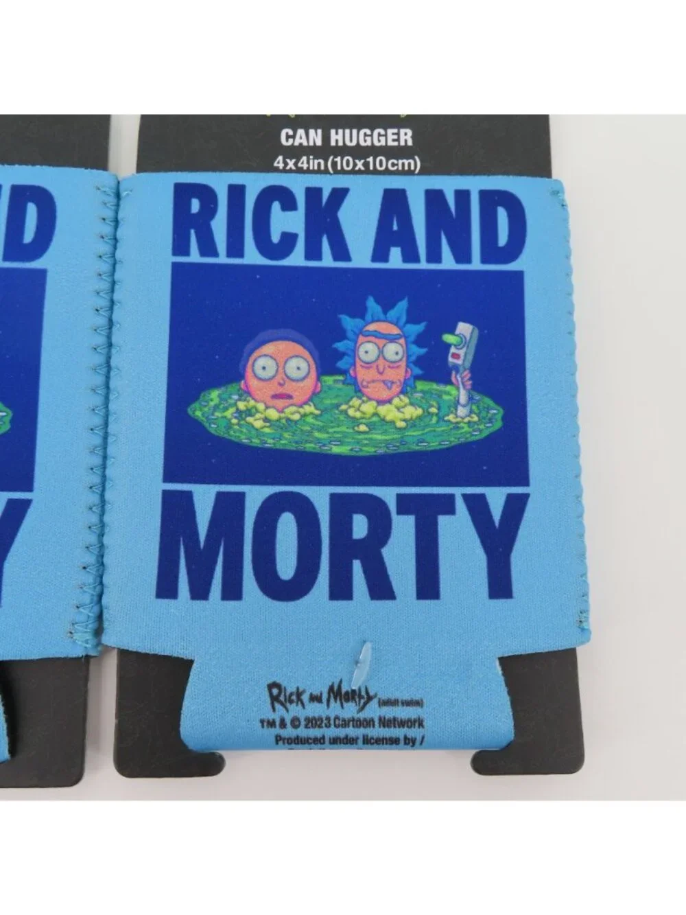 Rick and Morty Set of 2 Can Hugger Koozie Coozies Standard Size 4in x 4in NEW